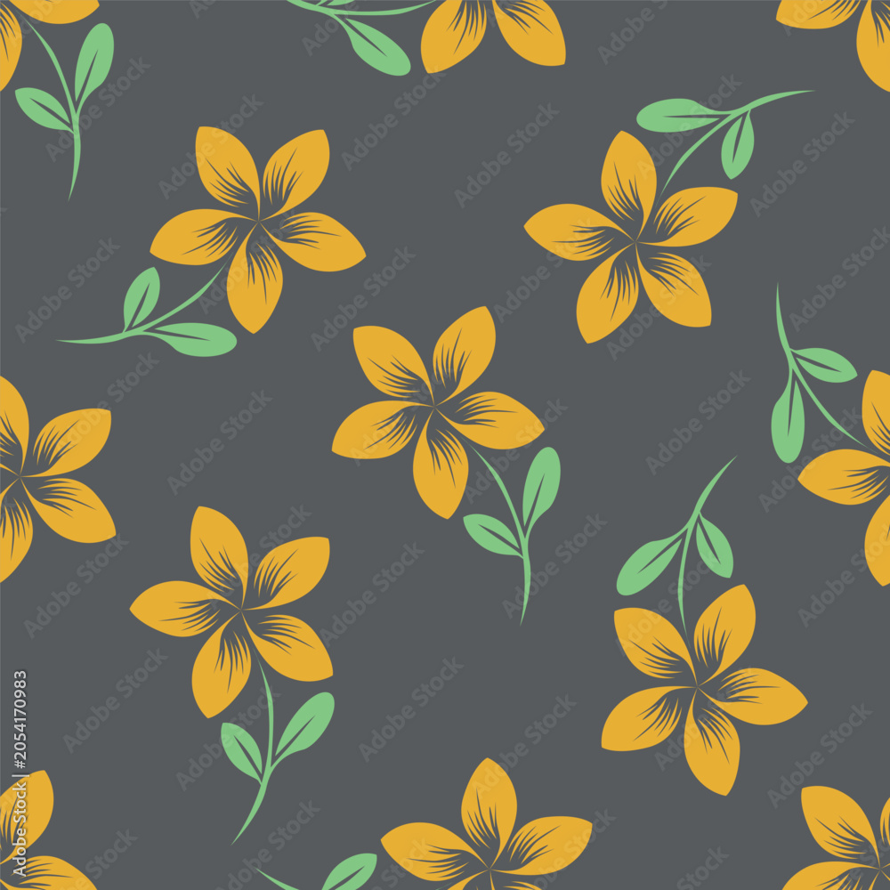 Obraz premium seamless floral pattern