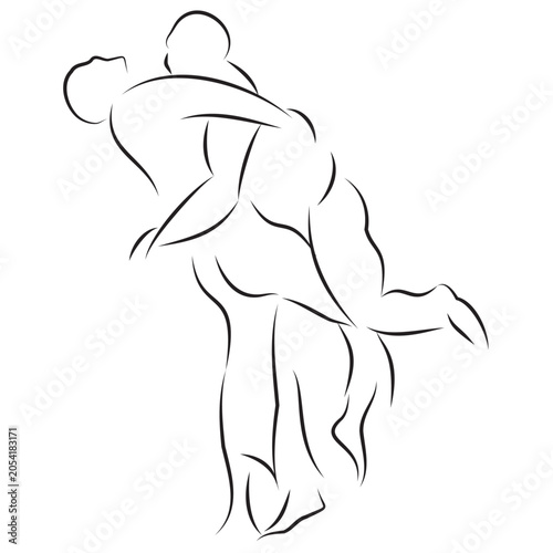 Wrestlers performing throw in Greco-Roman style competition
