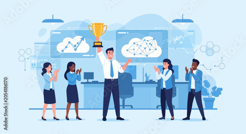 Team Celebrates Success with Cloud Technology Achievement Award