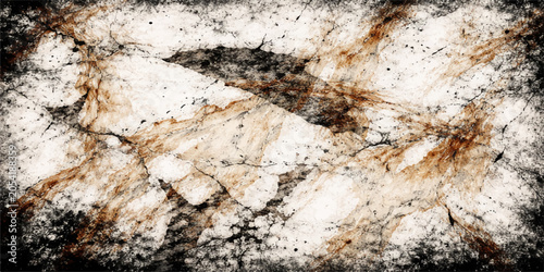 Fotografie Old Rusty Metal Texture Background with Rough Weathered Surface Pattern Design