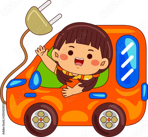 kids world environment day illustration