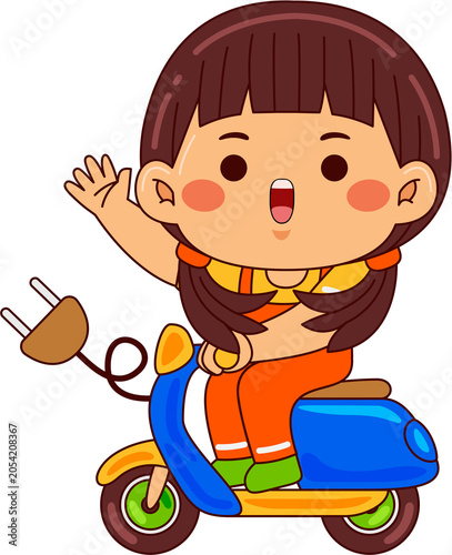 kids world environment day illustration