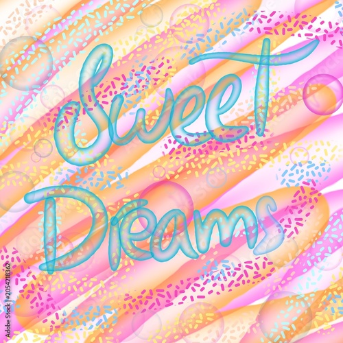 abstract colorful background with sprinkles 