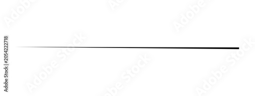 Long black thin horizontal line graphic element 