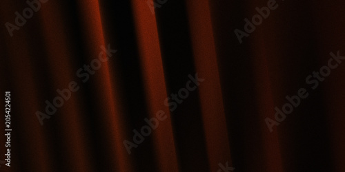 Elegant red velvet curtains with deep folds and rich texture