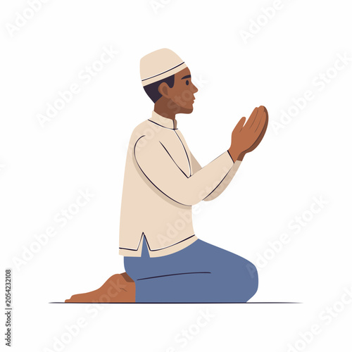 Muslim Man Praying