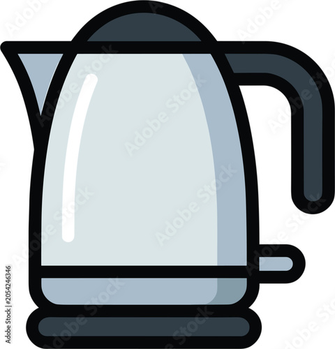 kettle isolated on white background.