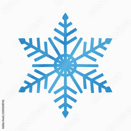 Blue Snowflake Icon