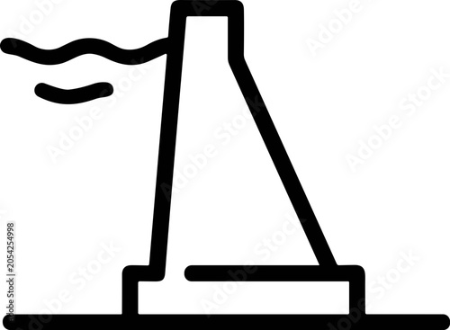 Hydroelectric Dam Icon