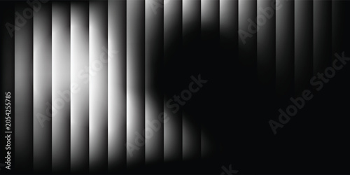 Photography Reeded glass with black and white gradient