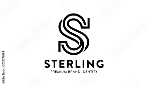Creative Letter S Monogram Vector Logo Template Editable Modern Brand Identity