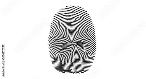 Εκτύπωση καμβά Close up of a fingerprint.