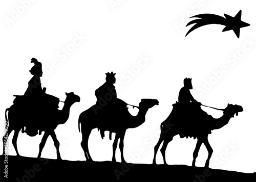 Cuadro en lienzo Reyes magos