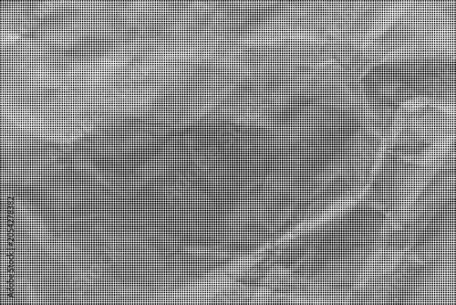 Tableau sur toile A close-up view of a crumpled paper texture with many wrinkles and folds