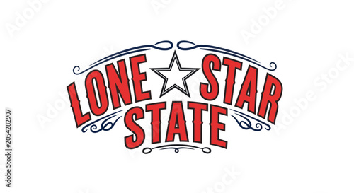 Fotografía Lone Star State Logo Design.