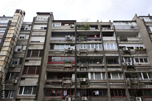 Yugoslav Brutalist Architecture and Concrete Playground in New Belgrade