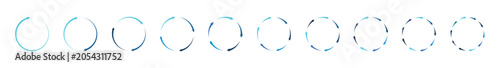 Fotografía Set of circle arrows