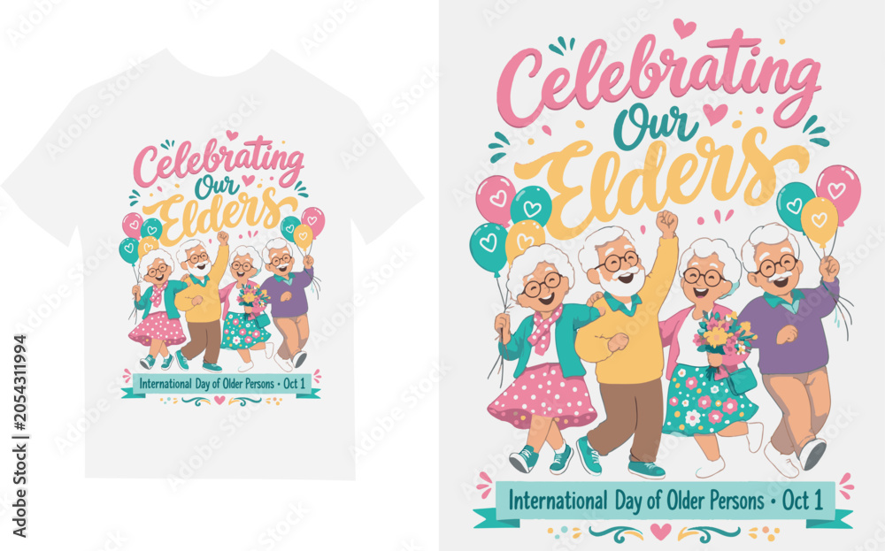 Obraz premium older person eps file