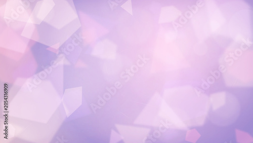Geometric Shapes Background with Purple Hues and Light Effects