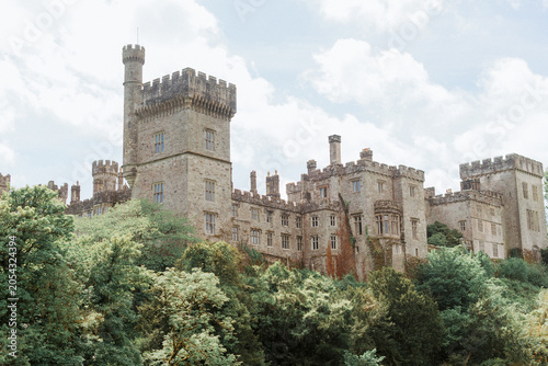 Obraz na płótnie Lismore Castle historic Gothic Revival architecture in County Waterford Ireland