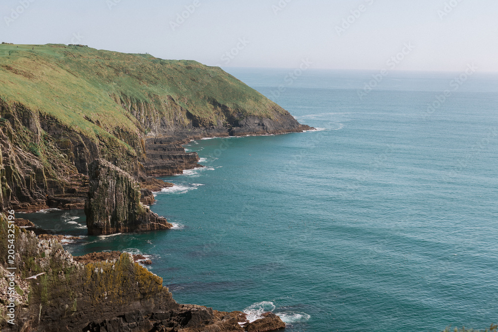 Fototapeta premium Dramatic coastline near Old Head of Kinsale County Cork Ireland