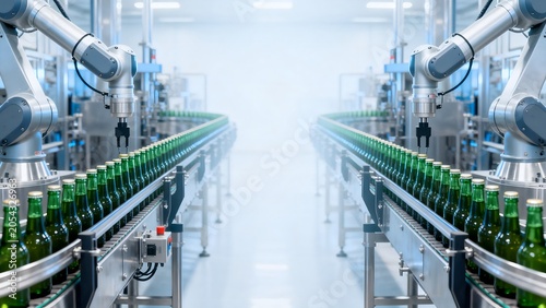Automated bottle production line