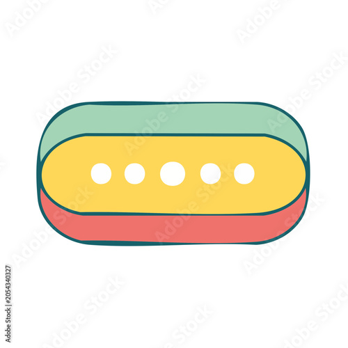 Hand Drawn Hot Dog Vector Illustration