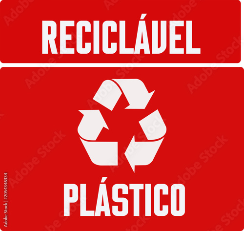 reciclável plástico