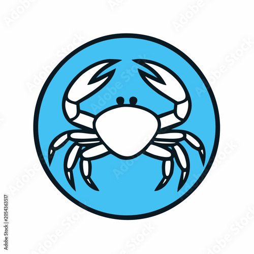 Stylized Crab Icon