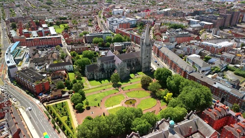 St Patrick's Cathedral in Dublin, Ireland, Aerial