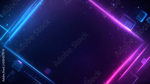 Stunning photo of futuristic esport background for gaming live streaming. Esport game tournament competition neon banner.