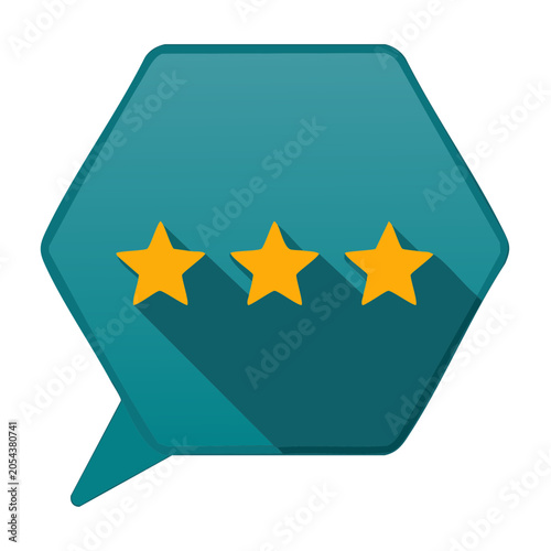 Flat Design Star Rating Icon