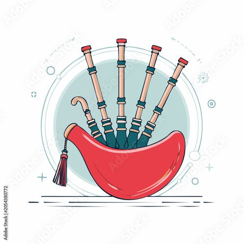 Illustration of Bagpipes