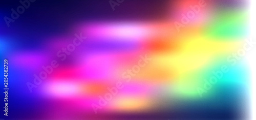 Grainy noisy textured gradient background with vibrant glowing light streaks and soft luminous rainbow colors for abstract digital art