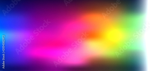 Abstract Vibrant Blurred Background Featuring Grainy Noisy Textured Light Leaks and Dynamic Multi-Color Gradients for Modern Digital Design Projects