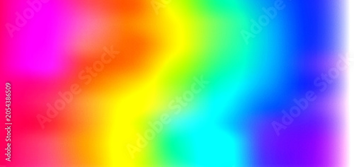 Grainy noisy textured abstract background featuring a vibrant rainbow spectrum of smooth flowing colorful gradients for modern digital art designs