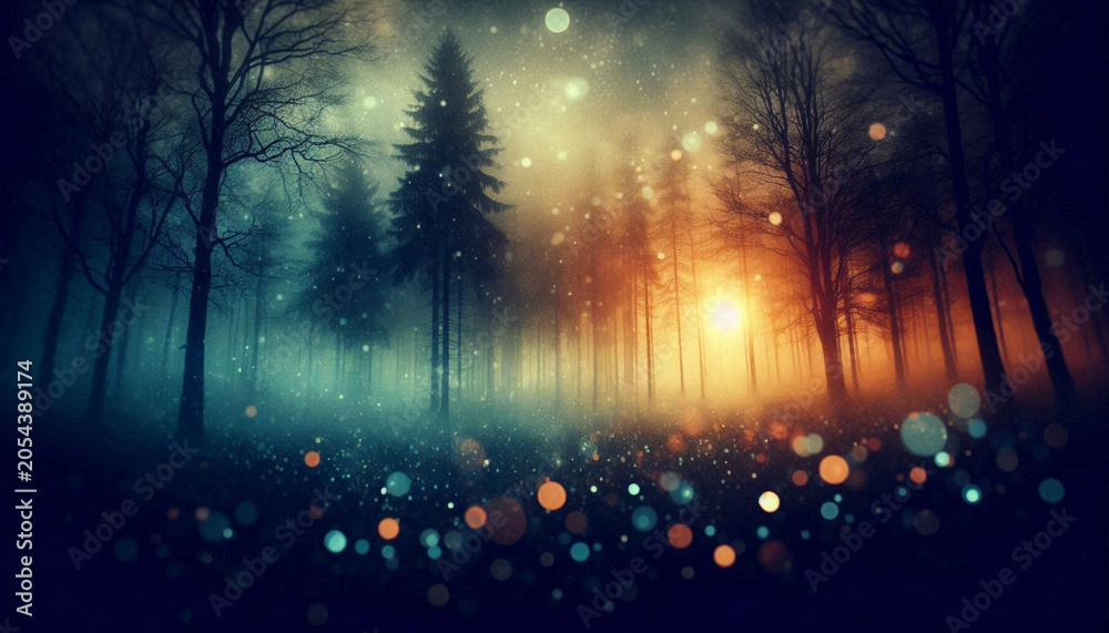 Fototapeta premium Tree forest wallpaper