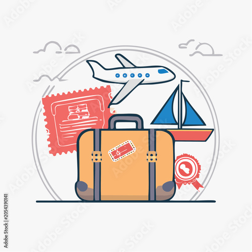 Travel and Vacation Icons