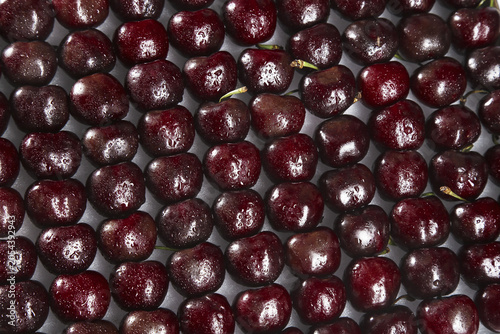 Foto Fresh Yantai Shandong Cherries Imported from Chile - Premium Quality Fruit Displ