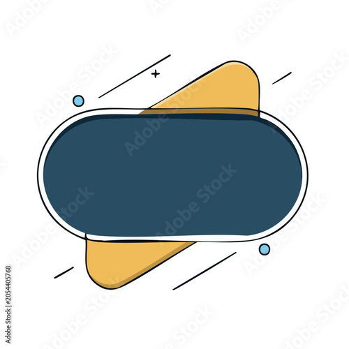 Modern flat design graphic element