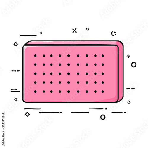 Pink wallet with credit cards and banknotes