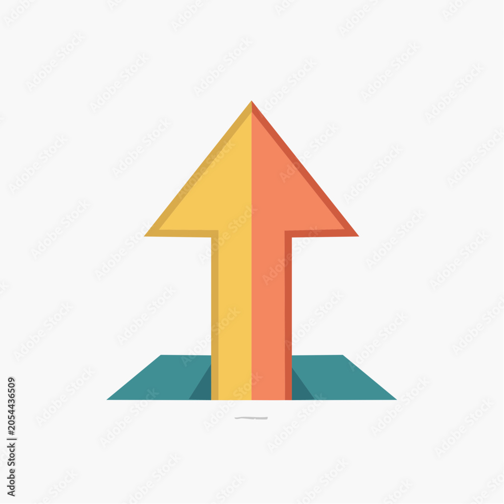 Fototapeta premium Upward Arrow Icon