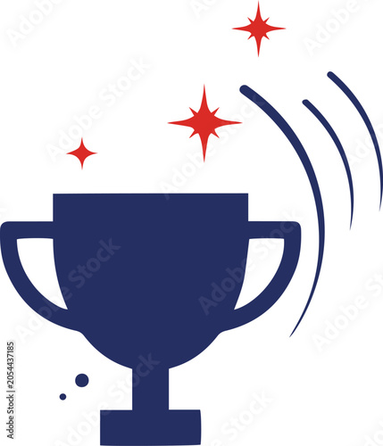 Achievement, Award and Trophy Vector Icon Set Collection