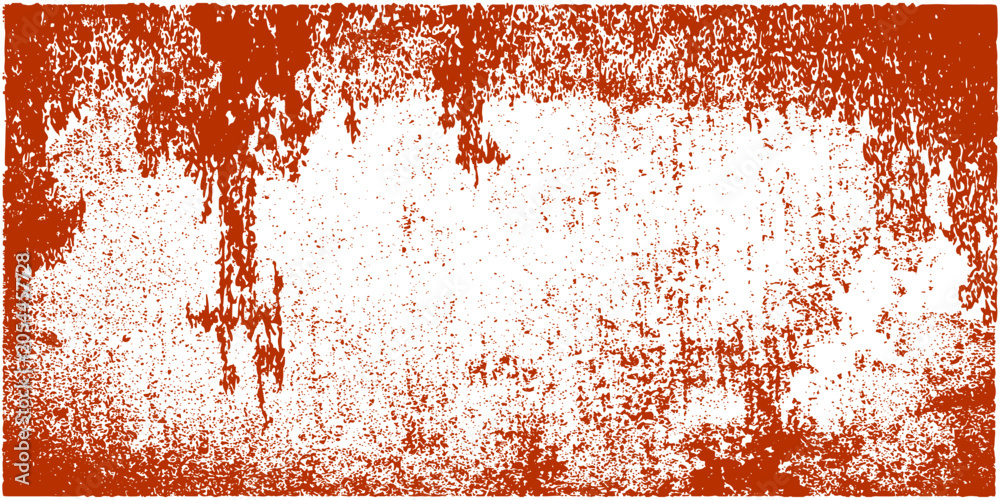 Fototapeta premium Frames with different worn white textures. Worn overlay vector textures. red abstract frames. Worn overlay textures.