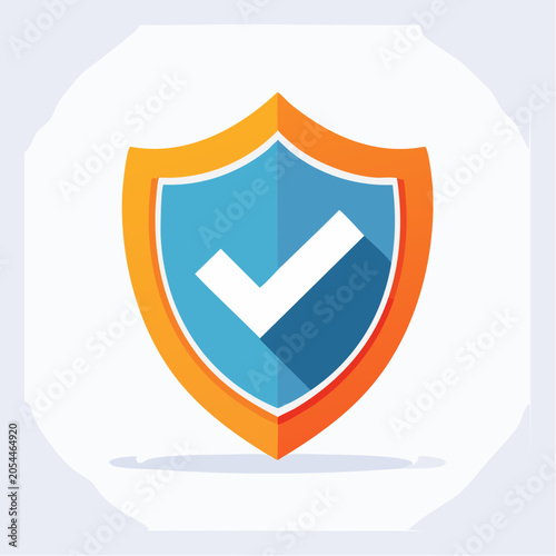 Shield with Check Mark Icon