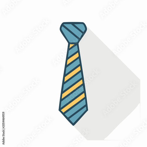 Striped Tie Icon