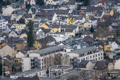 Photos Residential rooftops in Rhine Valley town near Königswinter, Germany