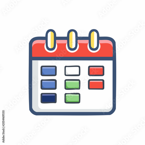 Stylized Calendar Icon