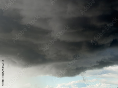 Konstfotografi Dark ominous clouds before the storm