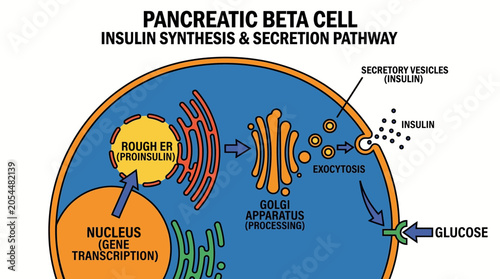 Canvastavla Pancreatic Beta Cell Insulin Synthesis Secretion Biology